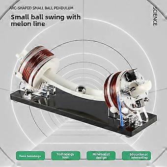 Bågformad liten kulpendel Magnetisk acceleration Högteknologisk skrivbordsprydnad Leksaksmodell Bågformad kulpendelmodell
