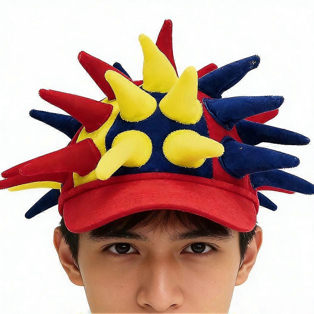 Casquette de supporter de la Coupe du Monde, style bouffon, avec drapeau audacieux, pour les fêtes des jours de match