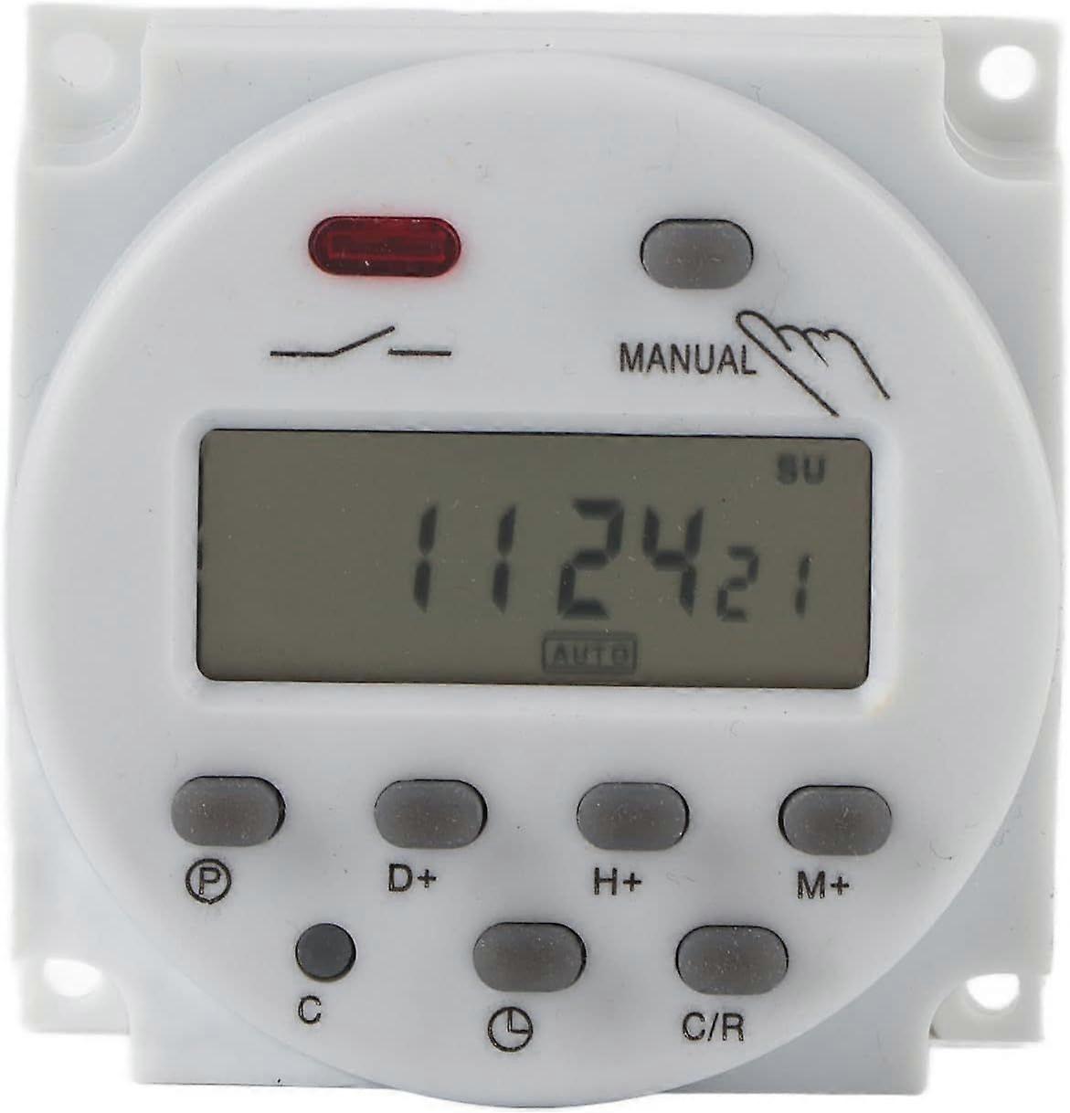 Digital Timer,LCD Digital Weekly Programmable Microcomputer Time Switch 17on&17off Relay Timer(220V)