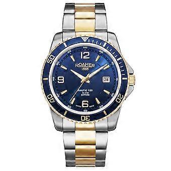 Roamer Men's Watch Analog Quartz 862844 47 45 20 Nautic 100 Stainless Steel