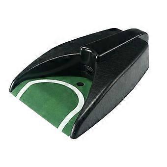 Golf Putting Mat with Automatic Ball  and Adjustable Angle for Indoor Outdoor Practice
