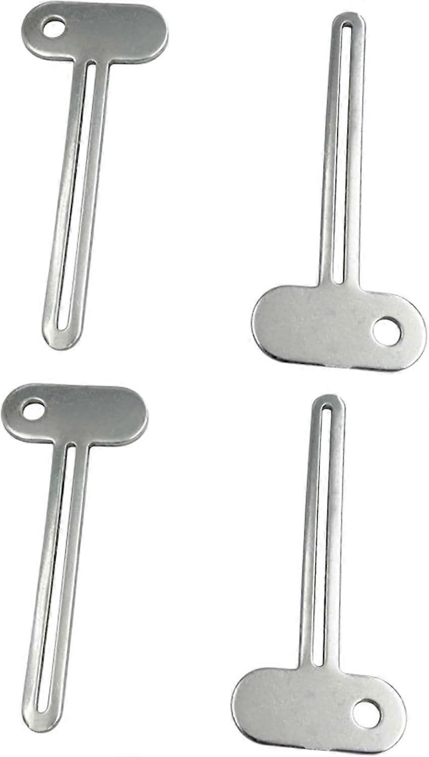 Toothpaste squeezer set, 4-piece set, metal manual toothpaste squeezer roller,