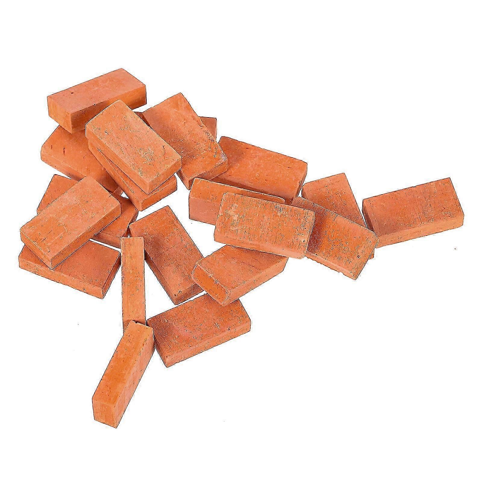 Architectural Model Mini Bricks | Pottery Clay | 20Pcs for Decoration