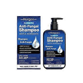 Shampoo antifúngico 1-3X para dermatite seborreica, foliculite e psoríase do couro cabeludo, shampoo anticaspa para homens e mulheres, alivia a coceira no couro cabeludo.