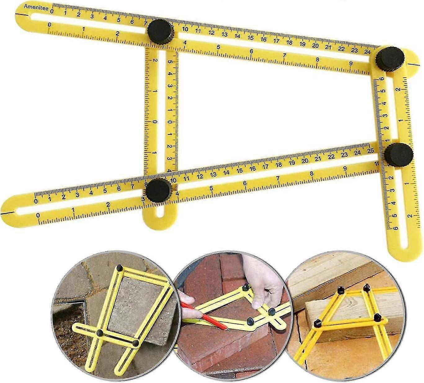 Template Tool Multi Angle Rigla, angleizer Template Tool, pliabil, general Template Angleizer Riglă