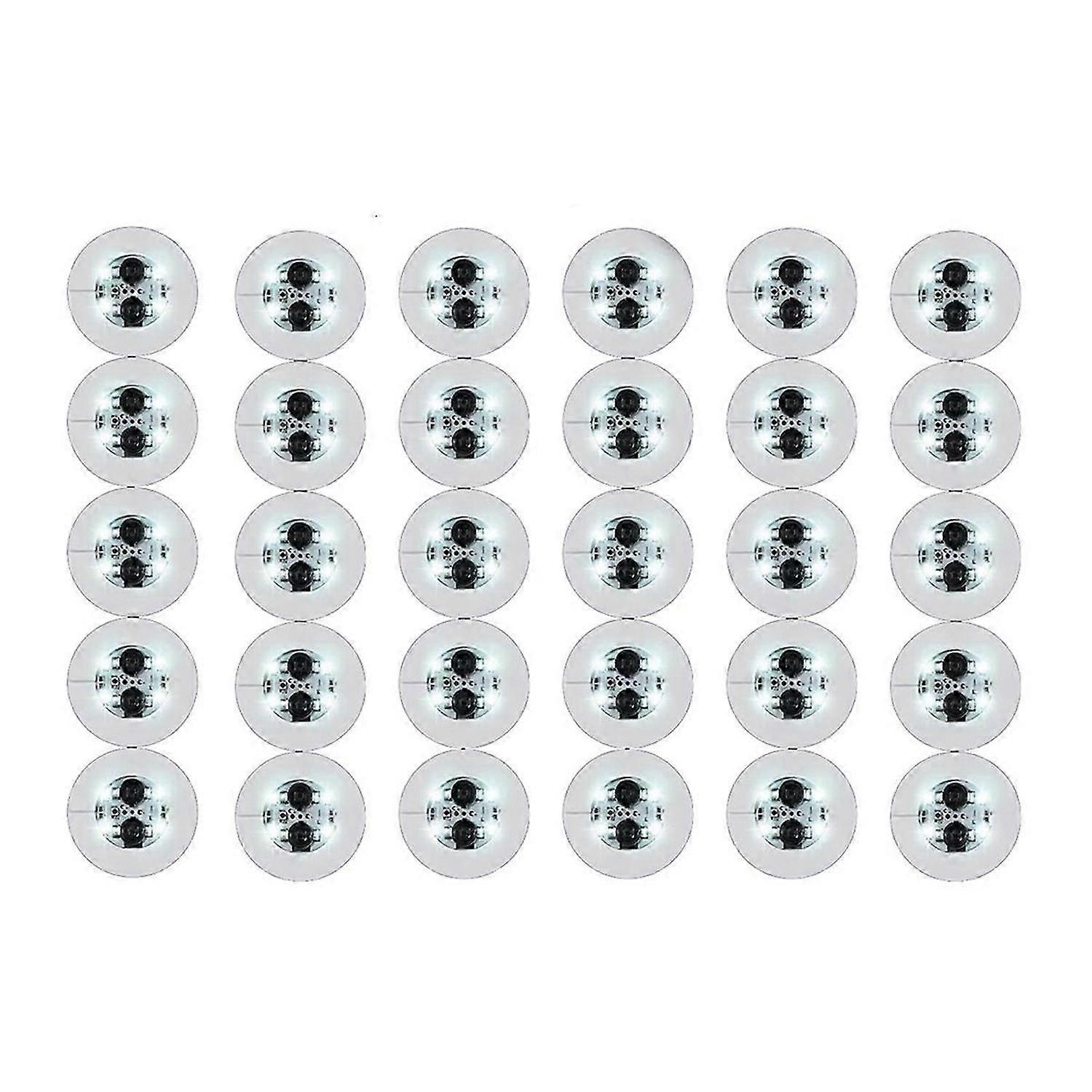 LED Coaster,30 Pack Light Up Coasters for Drinks,Led Coaster Lights