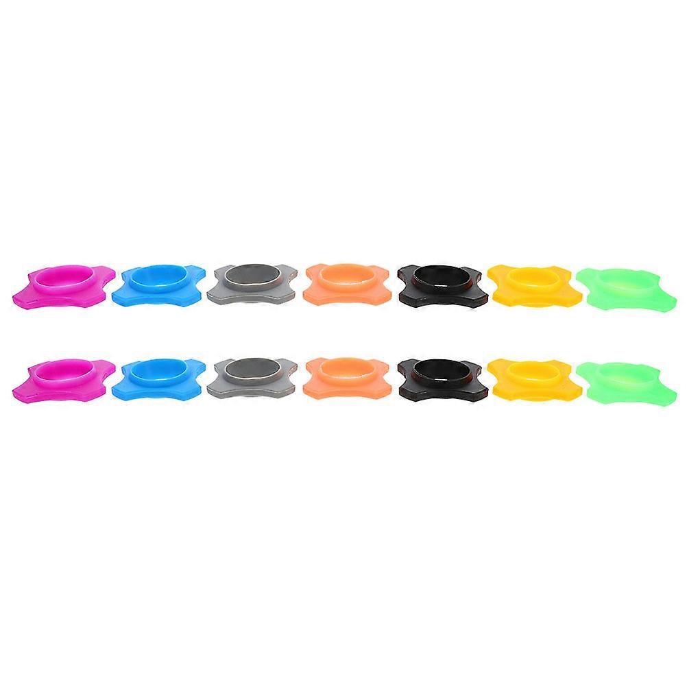 Assorted Color Microphone Silicone Ring Wireless Protection Ring 20Pcs