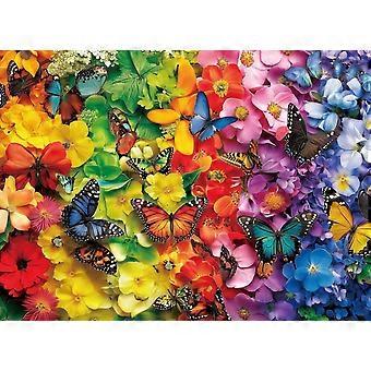 Kleurrijke vlinders puzzel, educatieve vakantiepuzzel CYQL-015