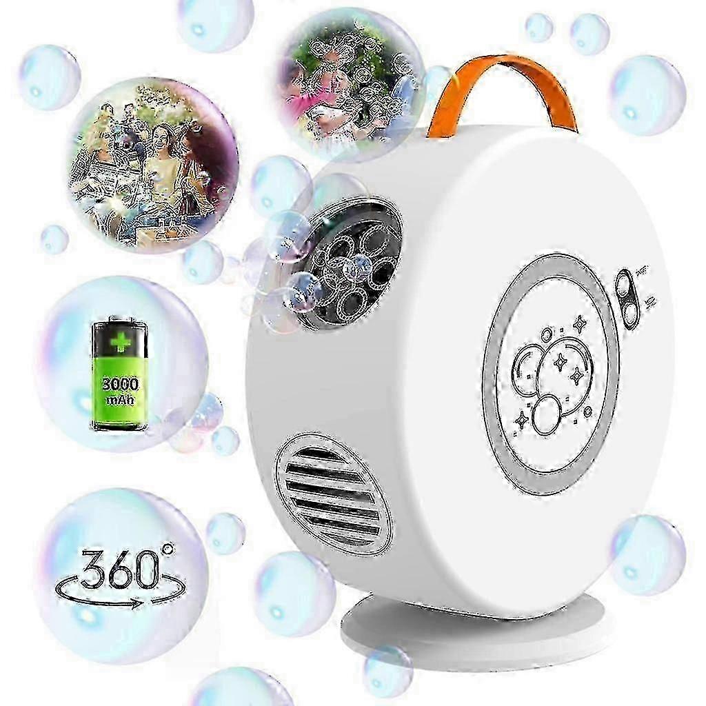Automatic Bubble Machine Rechargeable Bubble Maker Toy for Kids