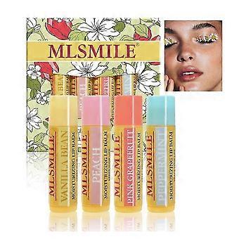 Lip Balm Set Lip Care Prevent Dryness & Chapping, Moisturizing Lip Balm with Vitamin E and Beeswax, Hydrating Lip Balm Soft and Nourished Lips Overnig