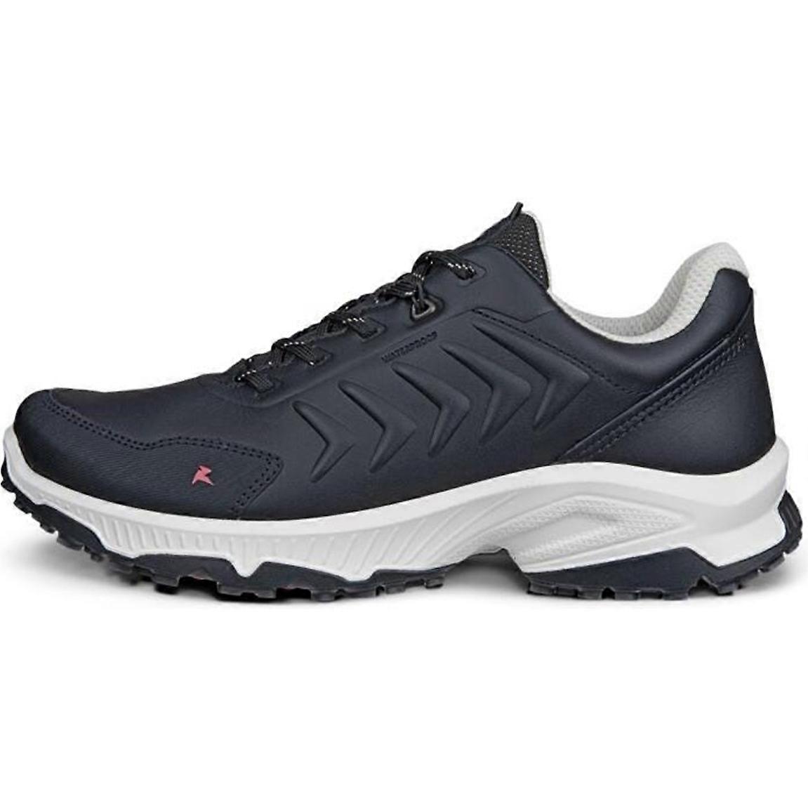 ECCO Womens Receptor Xp Waterproof Leather Trainers
