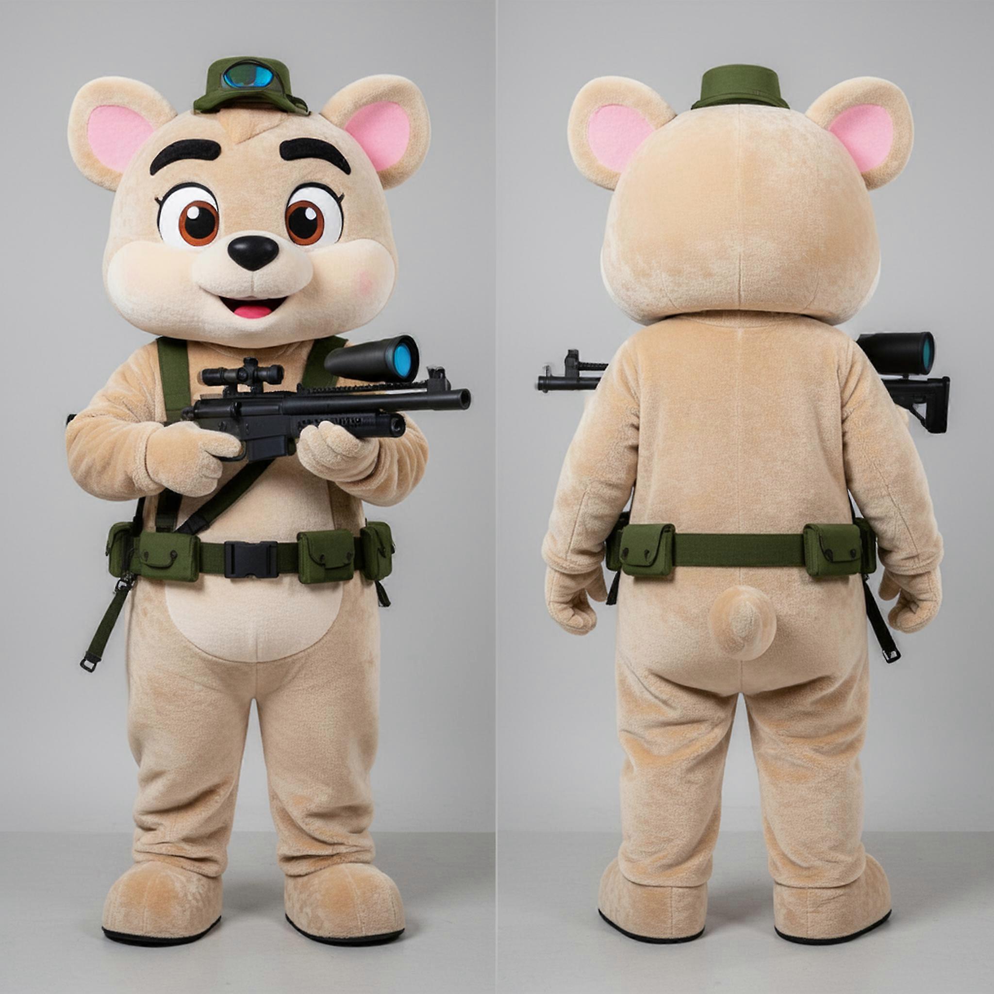 MASTICOT Beige Camo-Ready Sniper Mascot