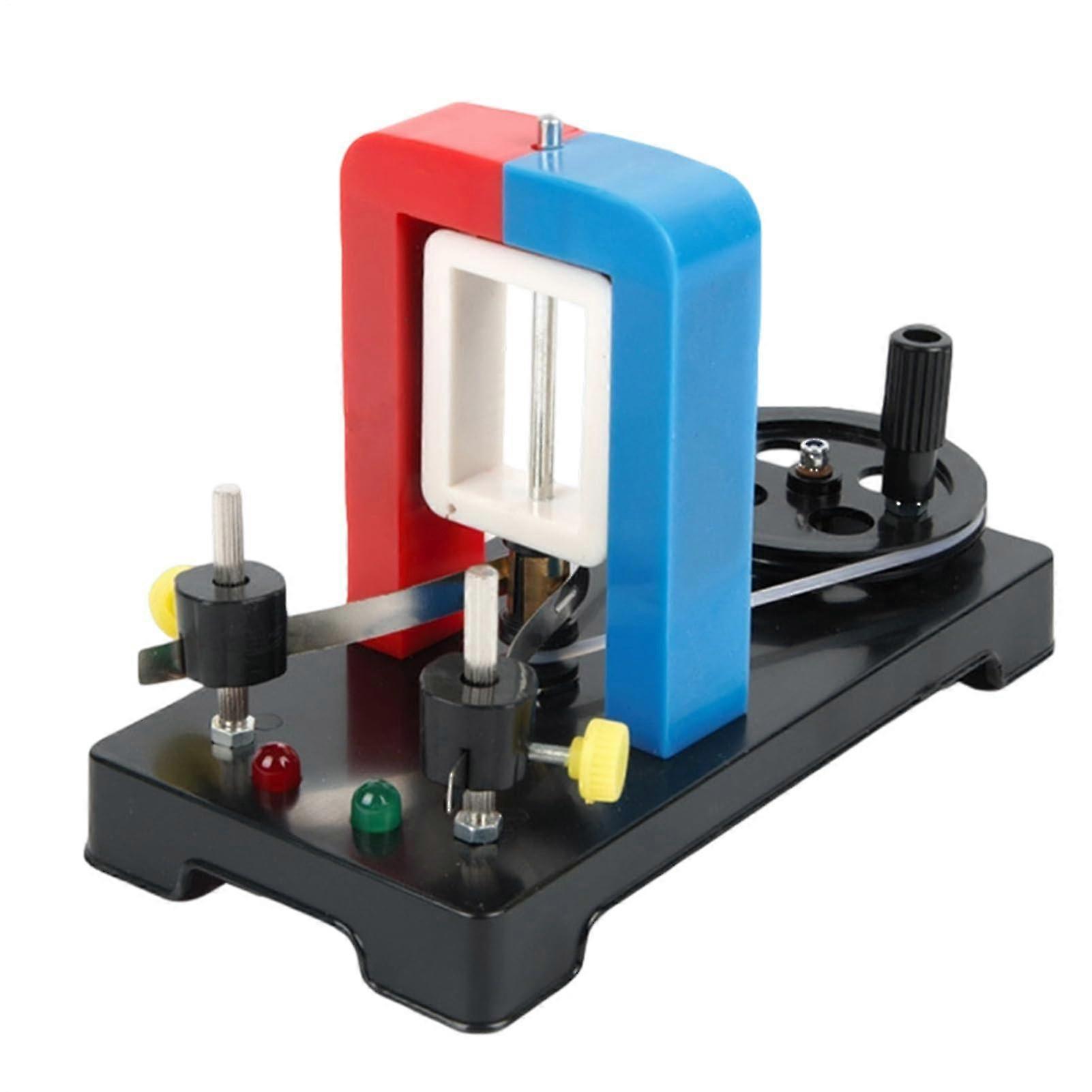 Physics Experiments - Stable Output, STEM Science Lab Learning Tool for Classrooms Hand Crank DC Generator for
