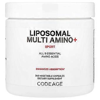 Codeage, liposomaalinen moniaminohappo+, urheilullinen, 240 kasviskapselia