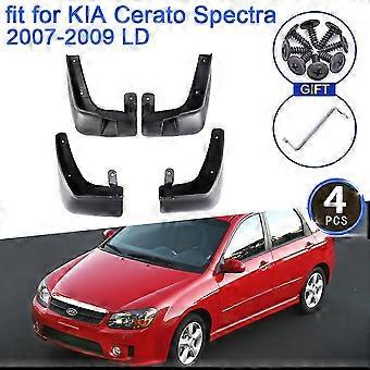 för KIA Cerato Spectra 2007 2008 2009 LD Stänkskydd Stänkskydd Stänkskydd Stänkskärmar Fender Fram Bakhjul Bil Stying Tillbehör