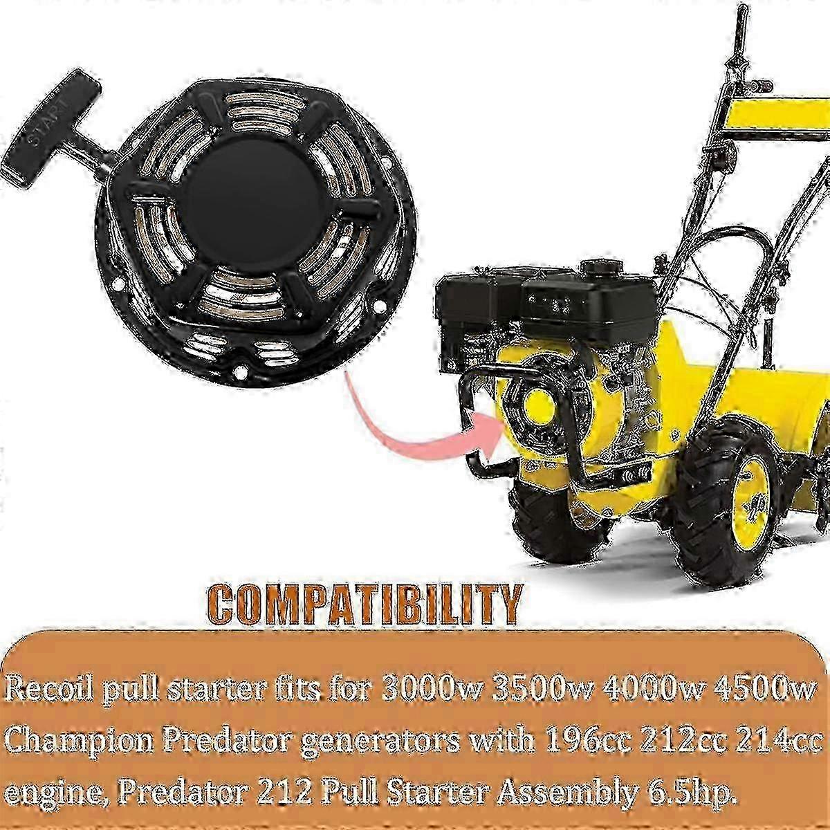 Sturdy 212cc Pull Cord Assembly