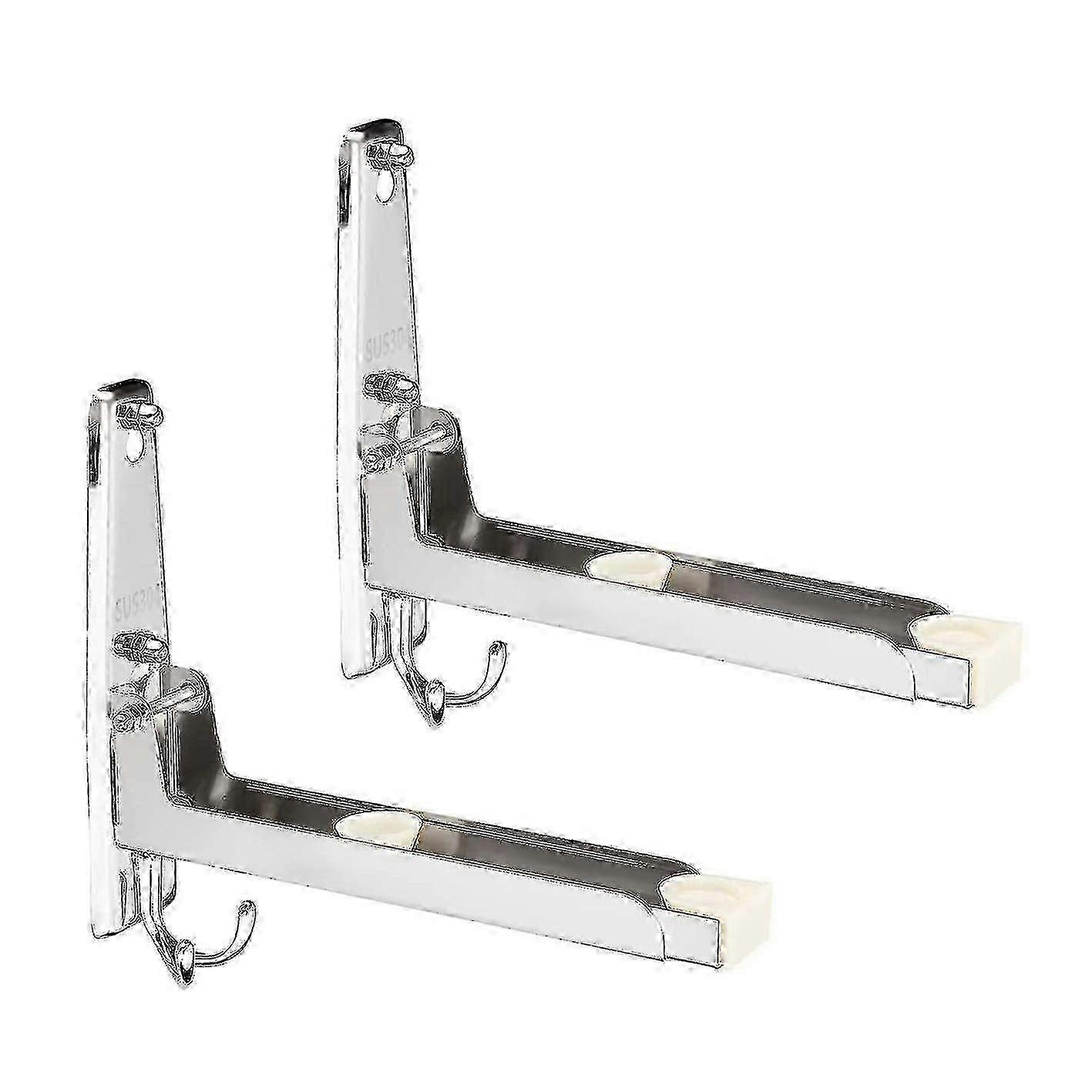 Heavy-Duty 304 SS Microwave Wall Bracket