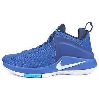 Nike Zoom Witness EP Basketball Shoes Men's Mid Top Blue/White 884277-401