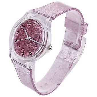 Glitter Kids Watch Creative Transparent Wristwatch for Children