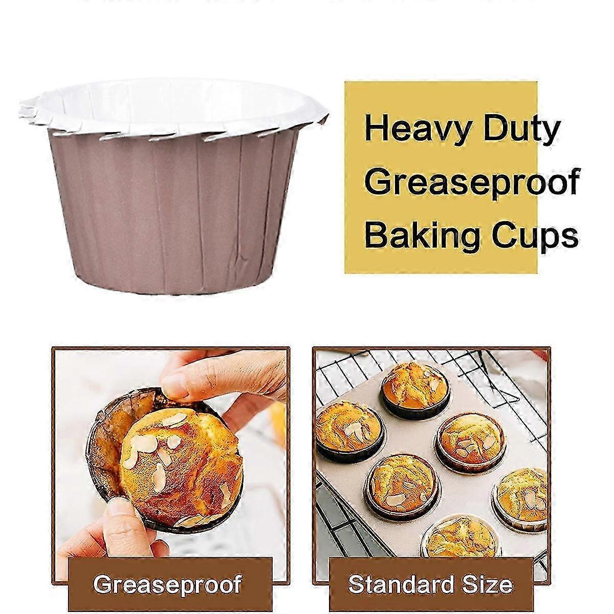 Natural Unbleached Muffin Baking Liners