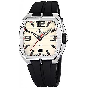 Jaguar j642/1 Quartz analog man Watch med J642/1 gummi armbånd