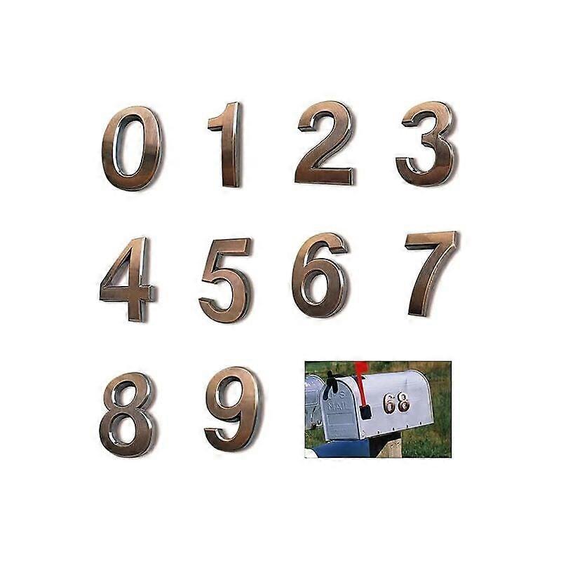 Sturdy Durable 3D Arc House Numbers