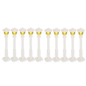 Mini House Toys for Kids Use 10Pcs Plastic Mini Street Light Models