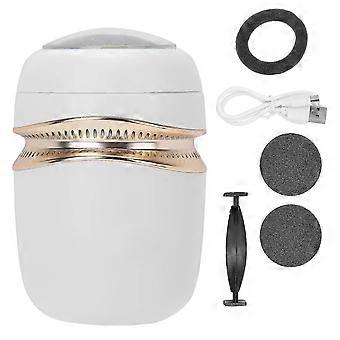 Electric Foot Grinder Rechargeable Portable 3 Grinding Heads Vacuum 2 Speeds for Callus Removal