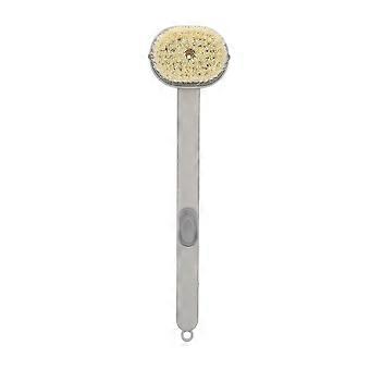 Back scrubber Body Wash Button Flexible Skin Gently Comfortable Hanging Design Long Handle Rub Bath BrushJJ