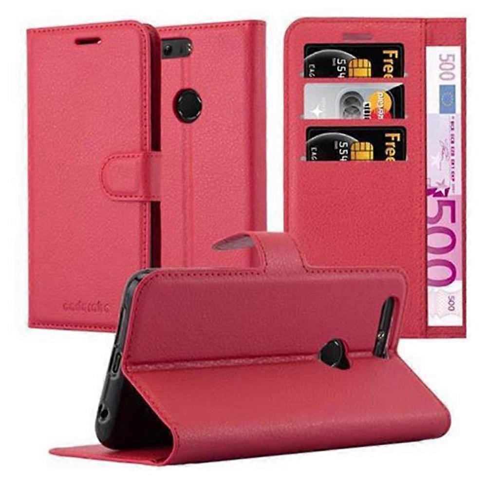 Case compatible with Honor 8 / 8 PREMIUM - Protective case with card slots and stand function