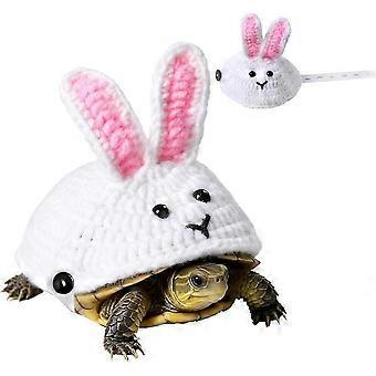 Turtle Knitted Outfit Cute Dinosaur Rabbit Shape Pet Sweater with 3D Decor, Soft Cozy Tortoise Knit Wear for Daily Wearing Photo Props jdd
