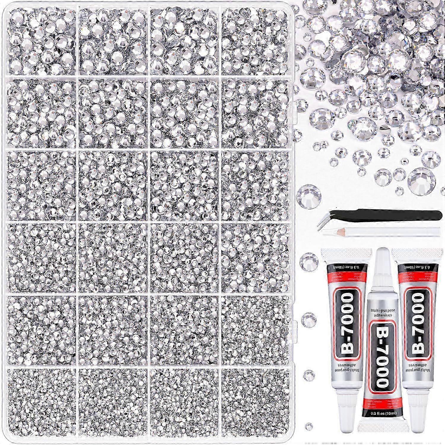 25000Pcs Pearlescent Resin Rhinestone Set