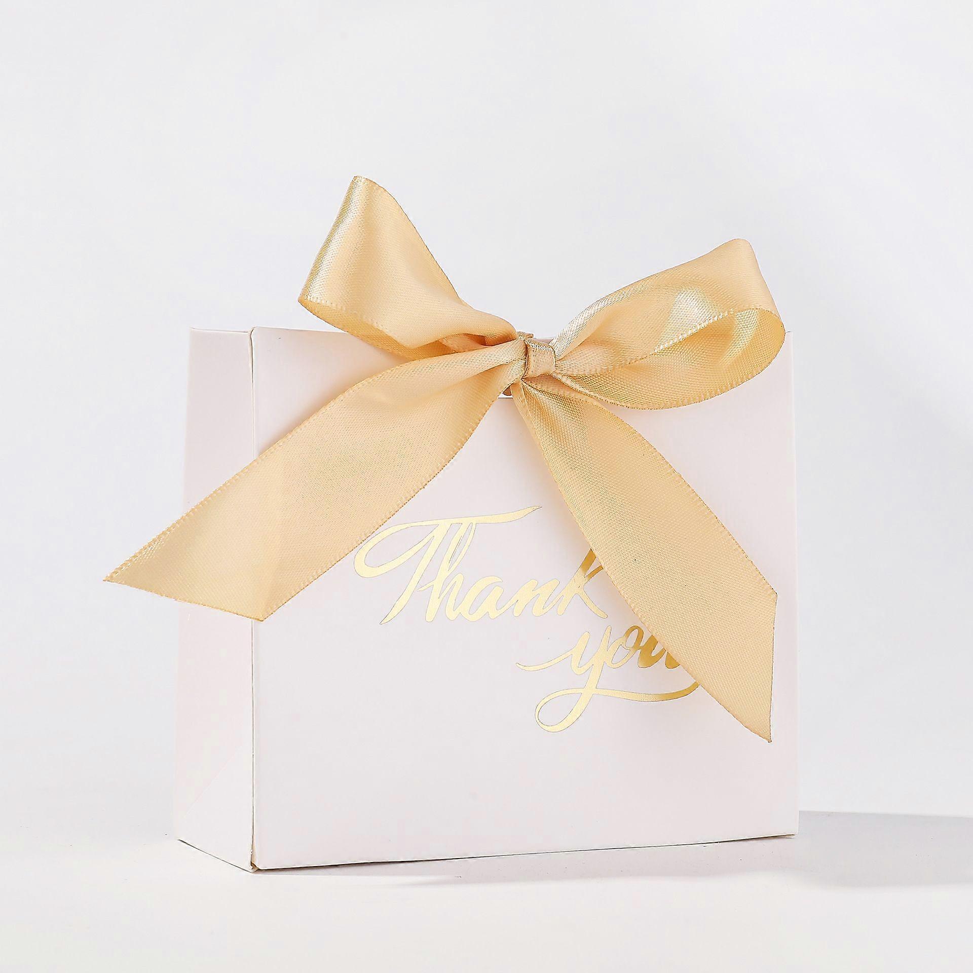 10pcs Sturdy Pre-Folded Ribbon Gift Boxes