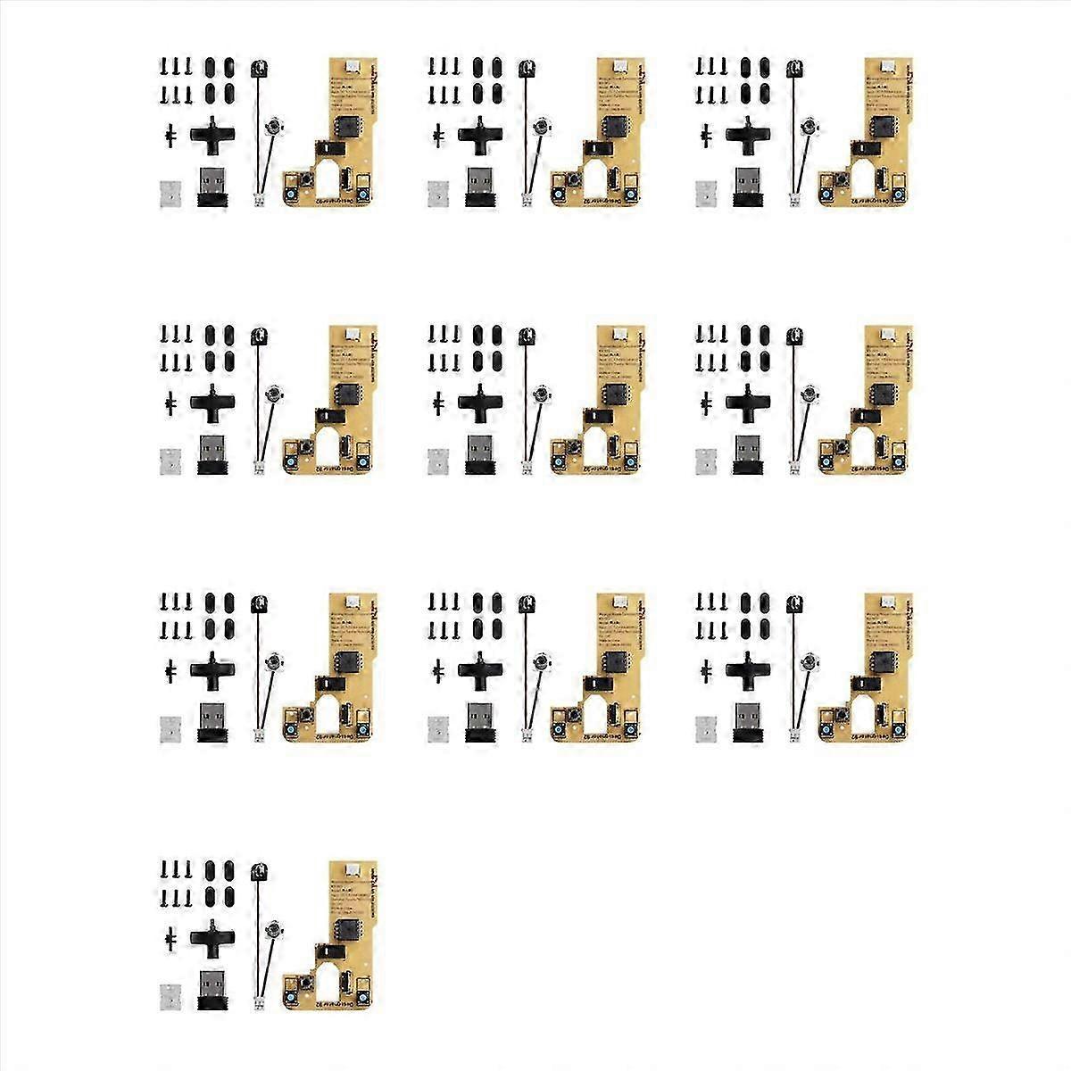 DIY 3D Printing Wireless Mouse Kit, 10 Pack, Model 002, Computer Mouse Components, 2.4G Wireless Optical Sensor_lyu
