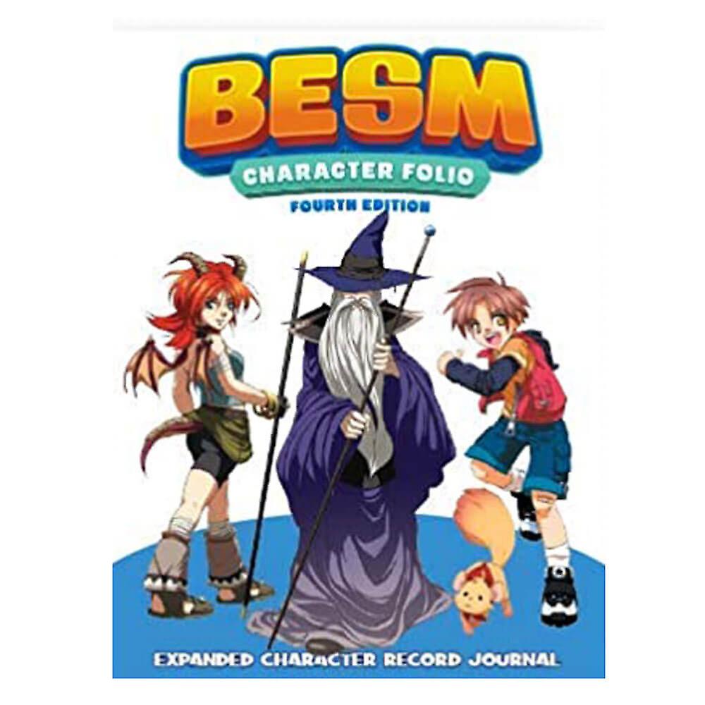 Besm Anime and Manga Adventures Role Playing Game 4th Edition Character Folio
