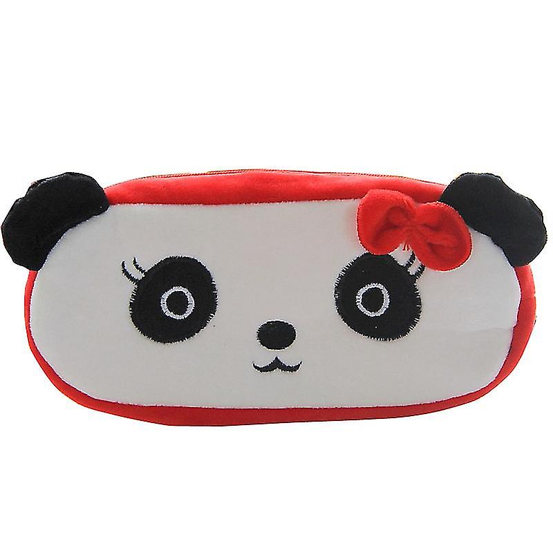 Pxcl Cartoon Plush Embroidery Pencil Case