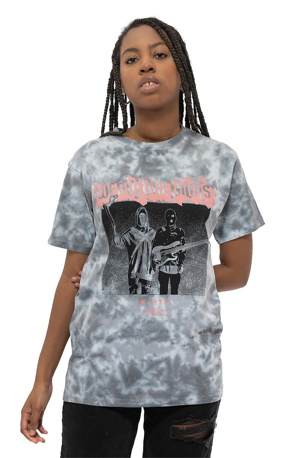 Twenty One Pilots Torch Bearers Dip Dye Wash T Shirt