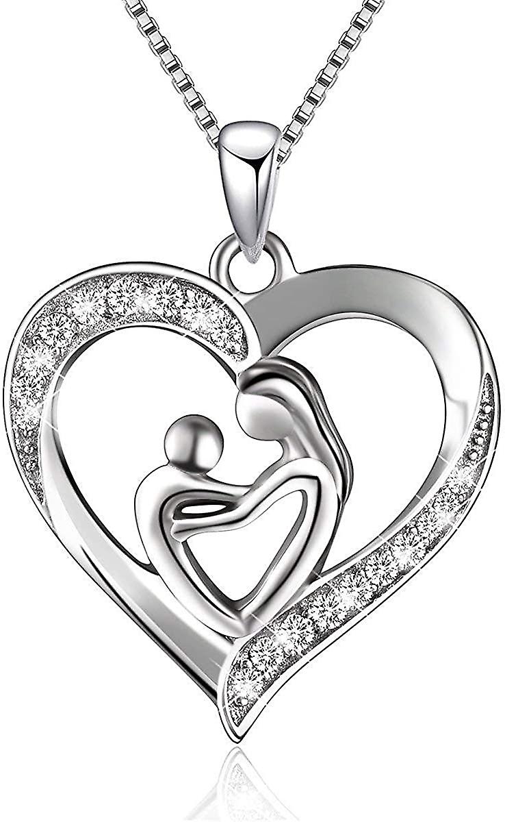 S925 Sterling Silver Heart Pendant Necklace