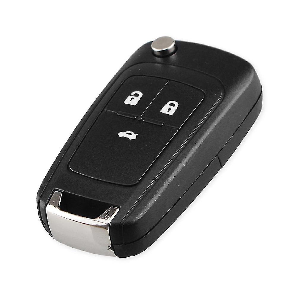 Flip remote key case 3 button HU100 for Opel