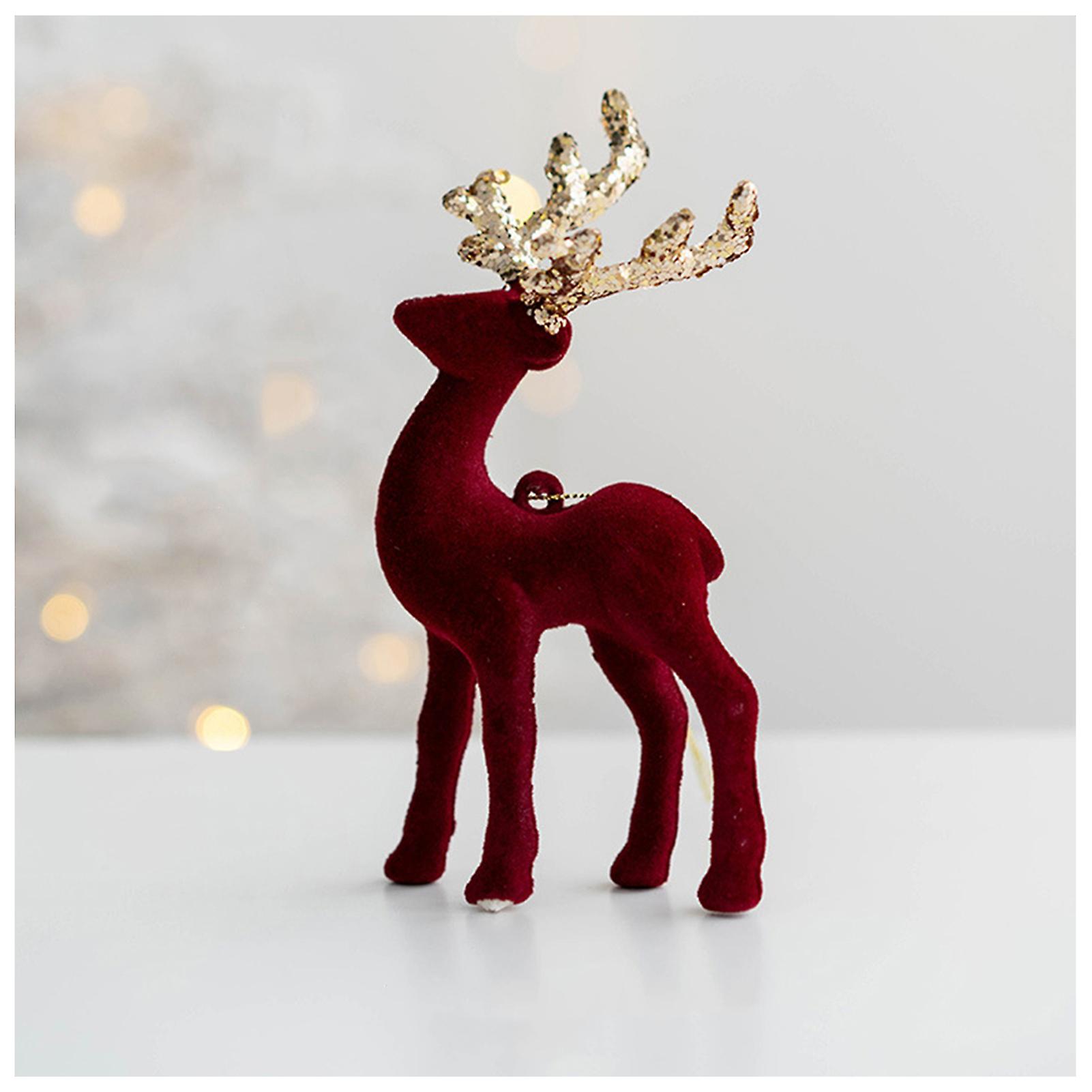 Christmas Tree Elk Pendant Decoration Soft Com