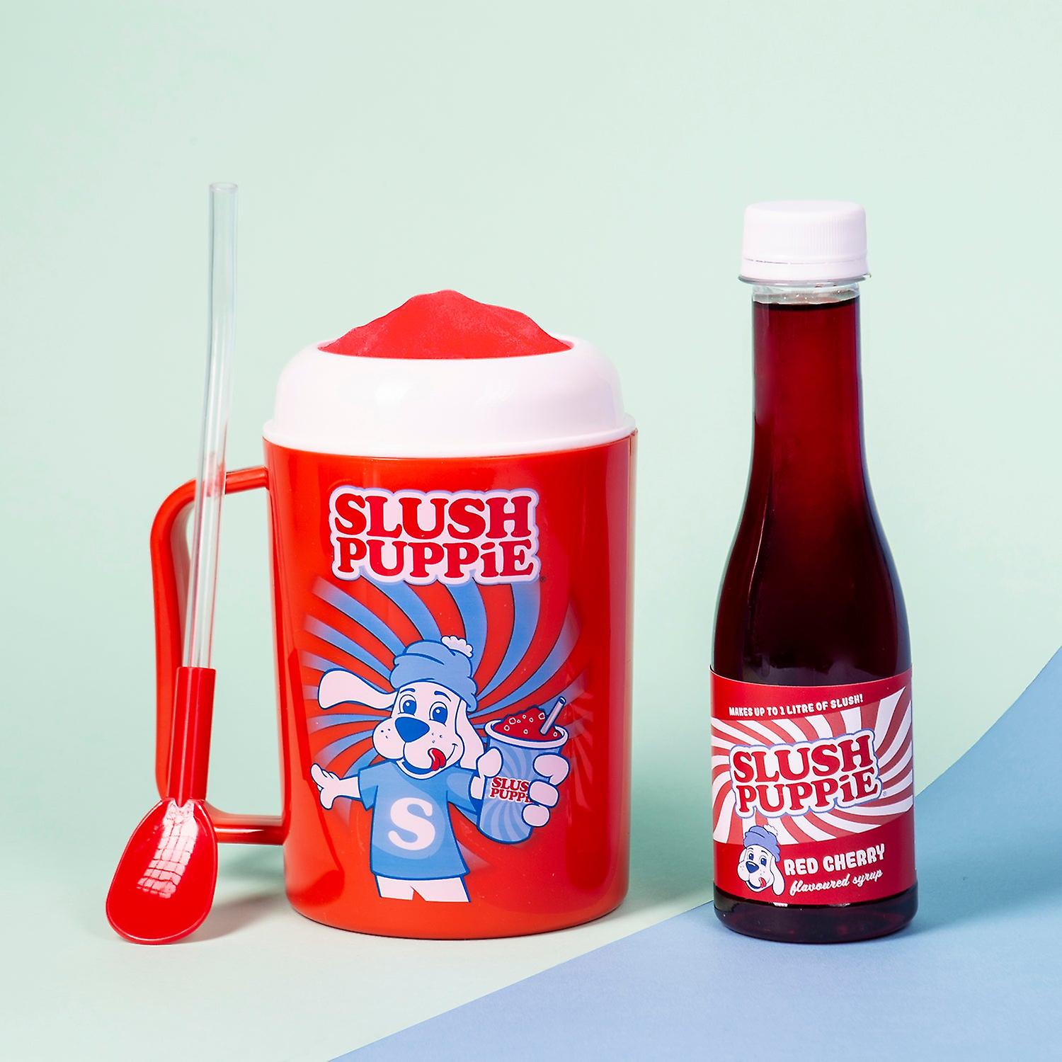 Slush Puppie - Making Cup & Red Cherry Syrup Set