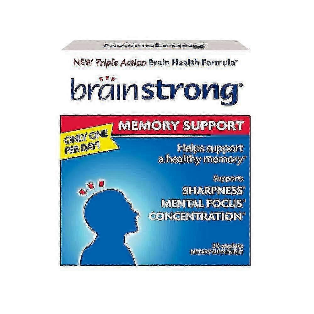 Brain Strong Memory, Caplets, 30 Ea