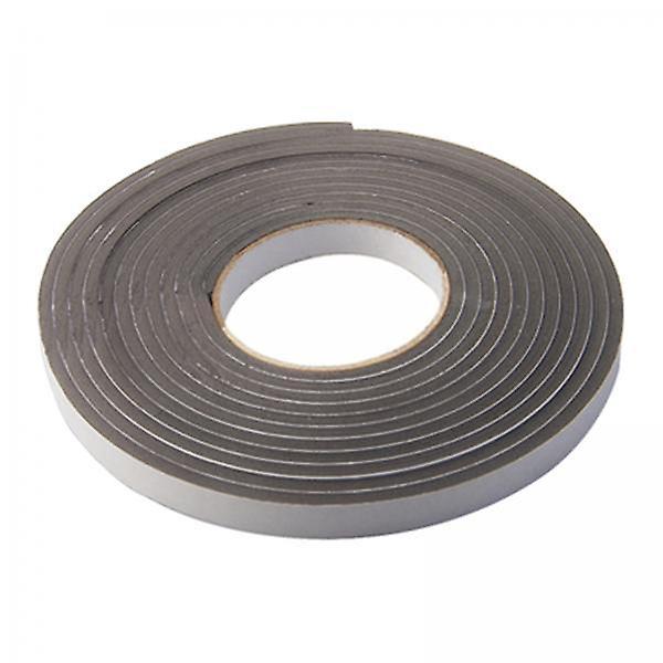 2xSingle Side Self Adhesive Foam Tape Window Pad Sponge Seal Strip 5mm Grey