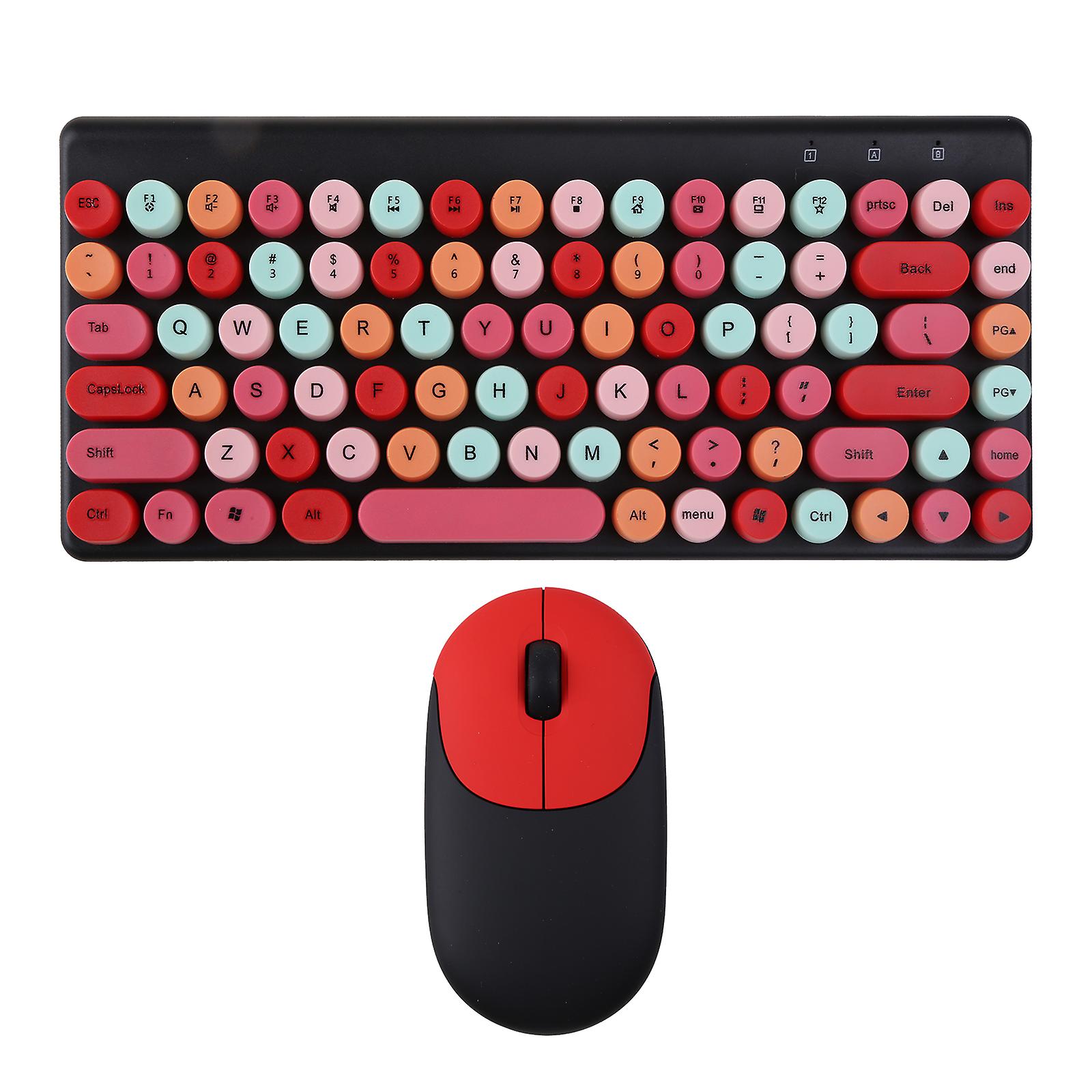 1200dpi Wireless Keyboard Mouse Set Power Saving Desktop Notebook Entertainment