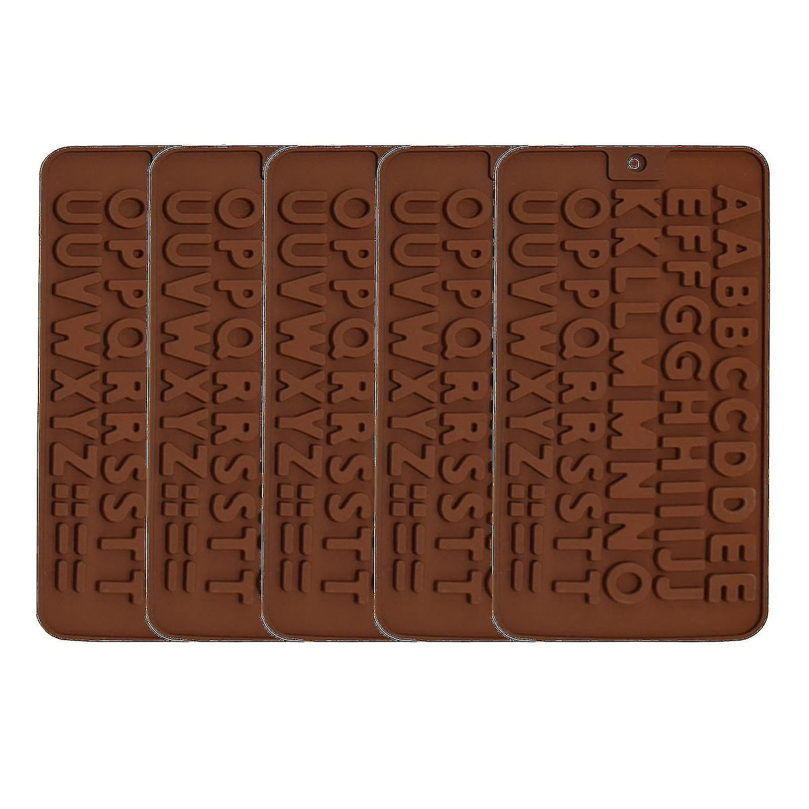 5pcs Silic Mold For Chocolate, Cake, , Pudding, Bet S