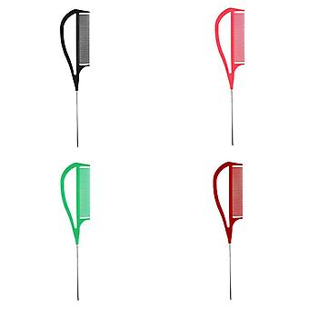 4 Pcs Hairdresser Barber Pin Tail Comb For Styling Hairdressing Weaving