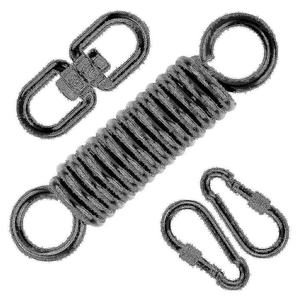 Swing Spring For Hanging Chair,with 2 Snap Hooks&360 Swivel Hook,load Capacity 250kg For Hanging C