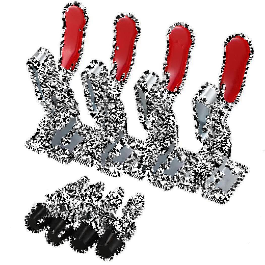 Hand Tool Toggle Clamp 201b Antislip Red Horizontal Clamp 201-b Quick Release Tool 4pcs