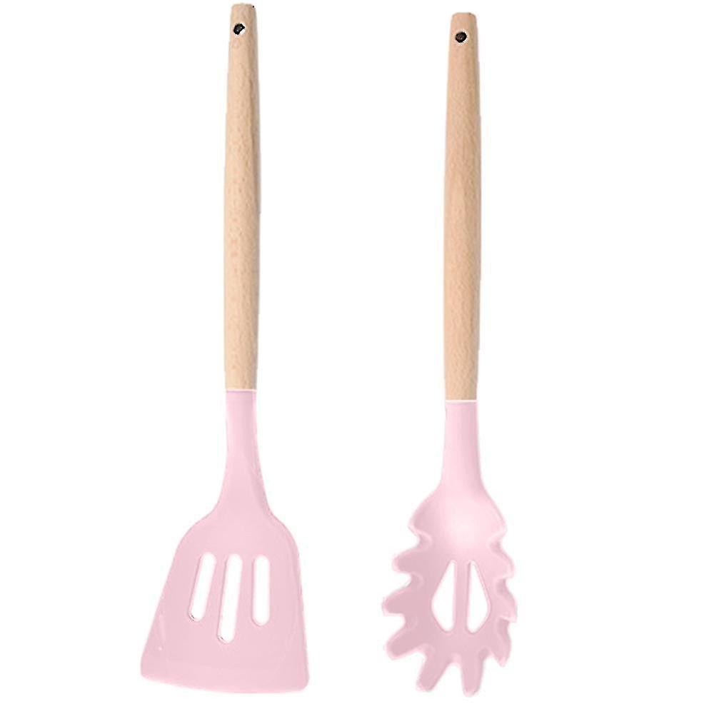 Silicone Cooking Utensils,2 Pc Kitchen Utensil Set,easy To Clean