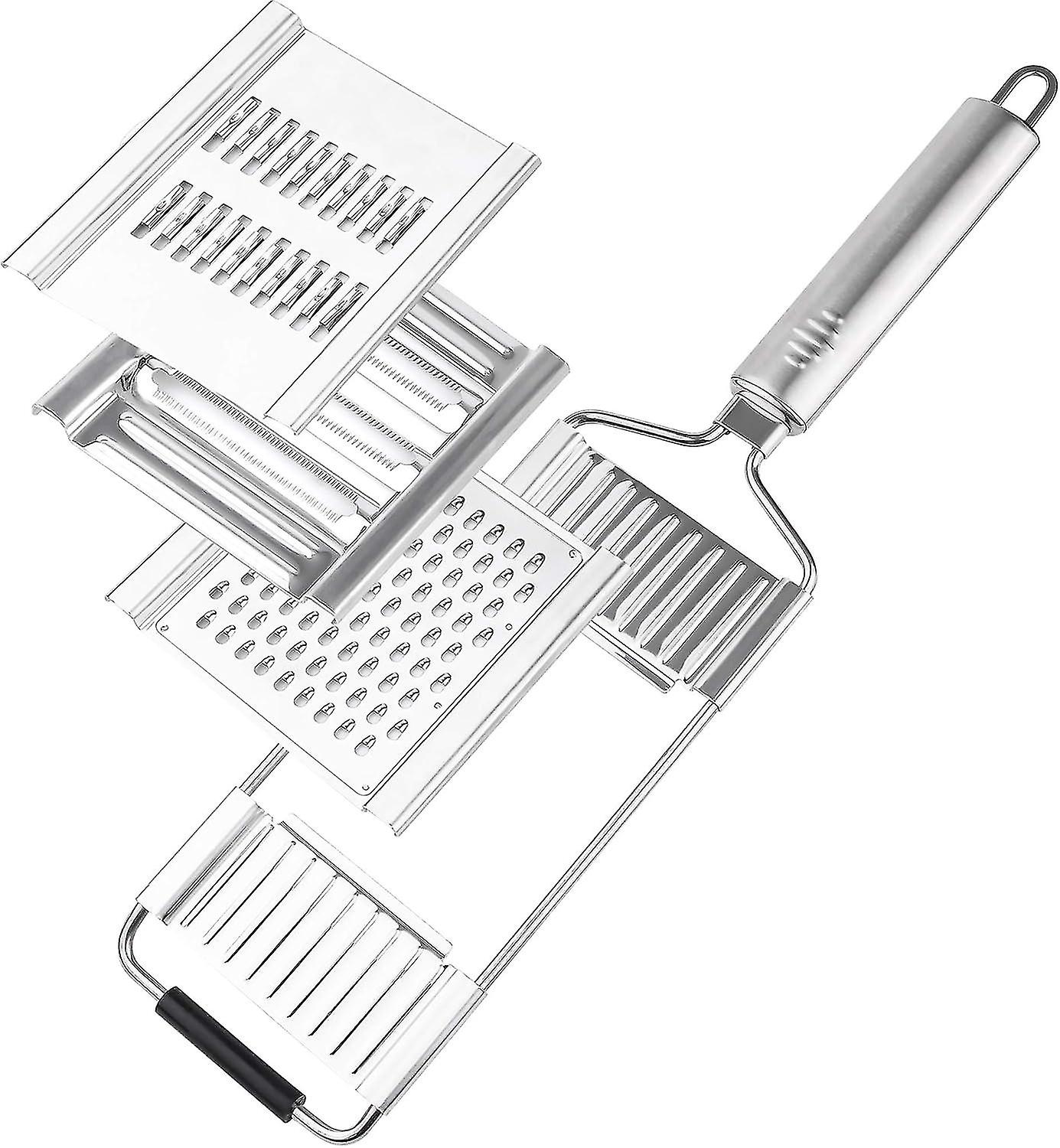 Stainless Steel Cheese Grater Handheld Shder Tool Adjustable Kitchen Tool